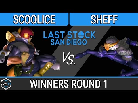 LSSD 87 - Scoolice (Falcon/Fox) vs. Sheff (Sheik) - SSBM WR1 - Smash Melee