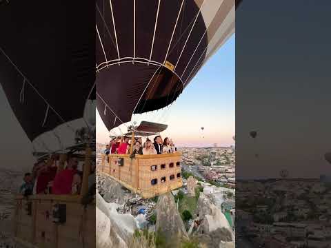 🇹🇷Cappadocia Hot Air Balloon🎈#shorts #cappadocia #turkey #hotairballoon