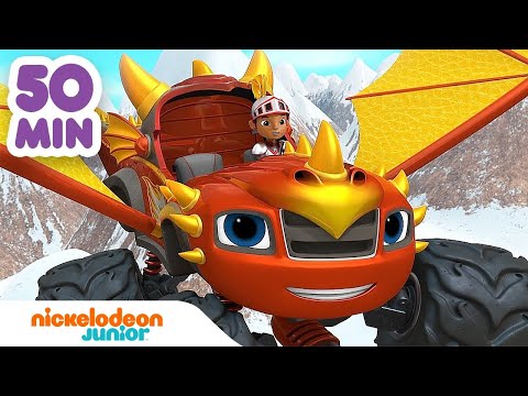 Blaze et les Monster Machines | Des aventures animalières époustouflantes pendant 50 MINUTES !