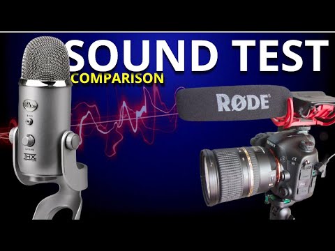 Blue Yeti vs Rode NTG Shotgun Mic Sound Comparison