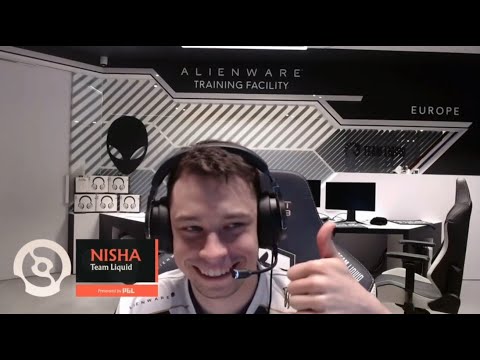 Nisha post game interview (Team Secret vs Team Liquid)