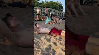 Hot Girls On The Beach Cucumber Prank Mp4 3GP & Mp3