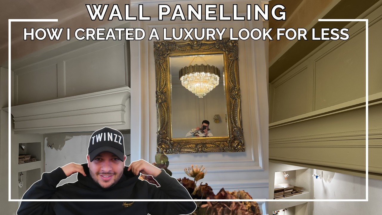 MODERN LUXURY KITCHEN RENOVATION | EASY WALL PANELLING TUTORIAL