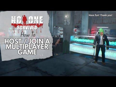 How to create a Multiplayer game in No One Survived