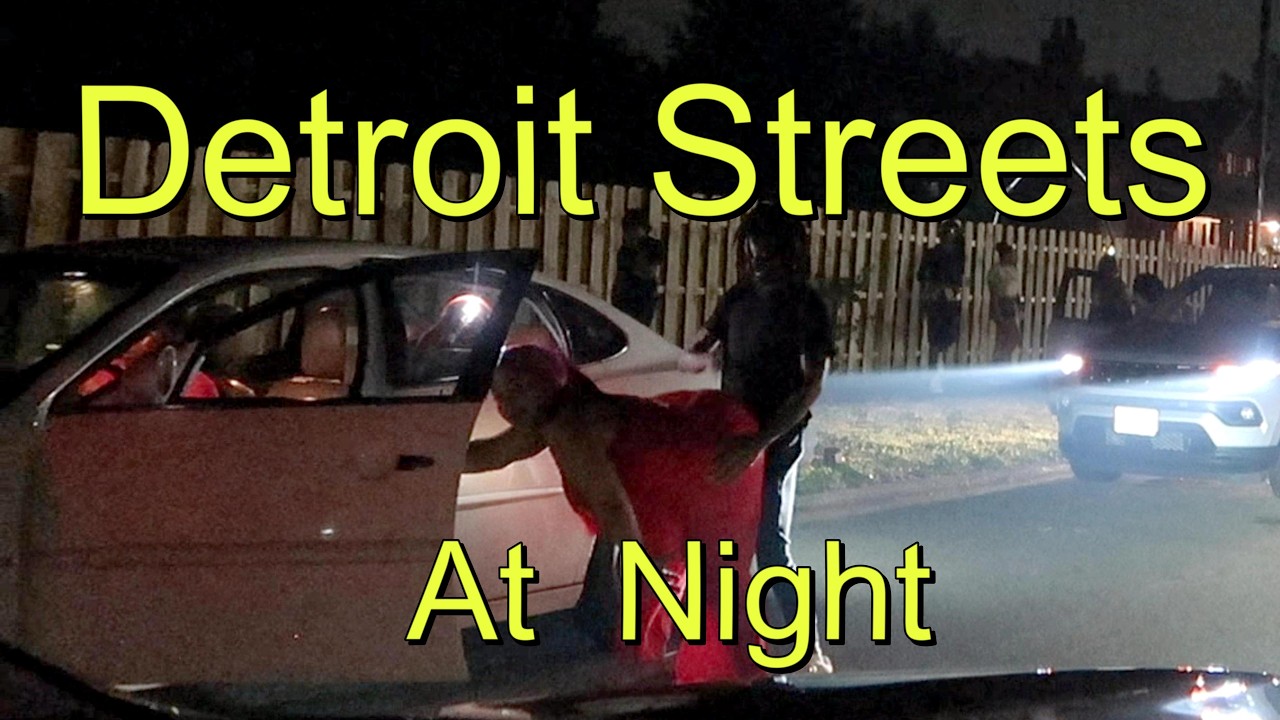 EXPLORING DETROIT'S  RAW STREETS AT NIGHT DURING AMERICA 250TH CELEBRATIONS