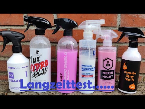 6 Sprühversiegelungen / Sprühwachse im Langzeittest - Welches hält am längsten durch?
