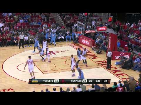 Kenneth Faried Highlights Nuggets vs. Rockets 12.13.2014 - 7 Points, 2 Assists