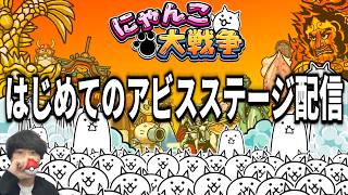 【にゃんこ大戦争】はじめてのアビスステージ配信【なかごえ大配信】