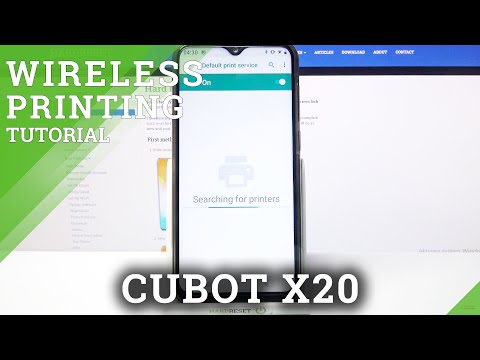 CUBOT X20 and Printer Connection - Start Wireless Printing