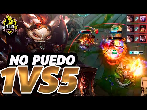 1VS5 Rumble CONTRA la MEJOR SAMIRA del MUNDO? SoloQChallenge | Reven