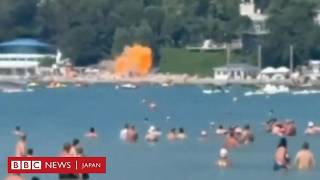 ロシアのビーチ、ウクライナの民家……双方で民間人の死傷続く