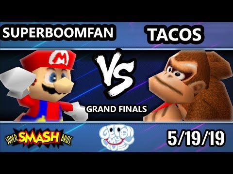 GOML 2019 SSB64 - SuPeRbOoMfAn (Mario, Yoshi) Vs. tacos (DK, Yoshi) Smash 64 Tournament Grand Finals