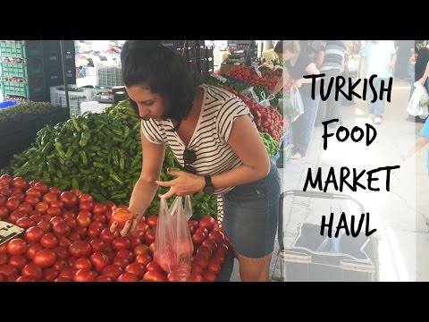 Turkish Food Pazar (Market) Haul | MERSIN, TURKEY