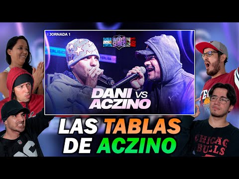 👌🏻¡LA EXPERIENCIA DE ACZINO! - COLOMBIANOS REACCIONAN a ACZINO vs DANI [FMS WORLD SERIES SUPERLIGA]