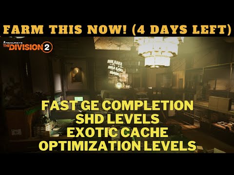 The Division 2 - FARM THIS NOW! (4 DAYS LEFT)