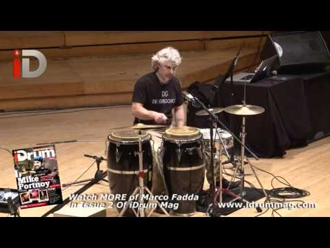 Marco Fadda - Cajon With Drum Kit Performance - Manchester Percussion Day 2011 - iDrum Mag