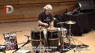 Marco Fadda - Cajon With Drum Kit Performance - Manchester Percussion Day 2011 - iDrum Mag