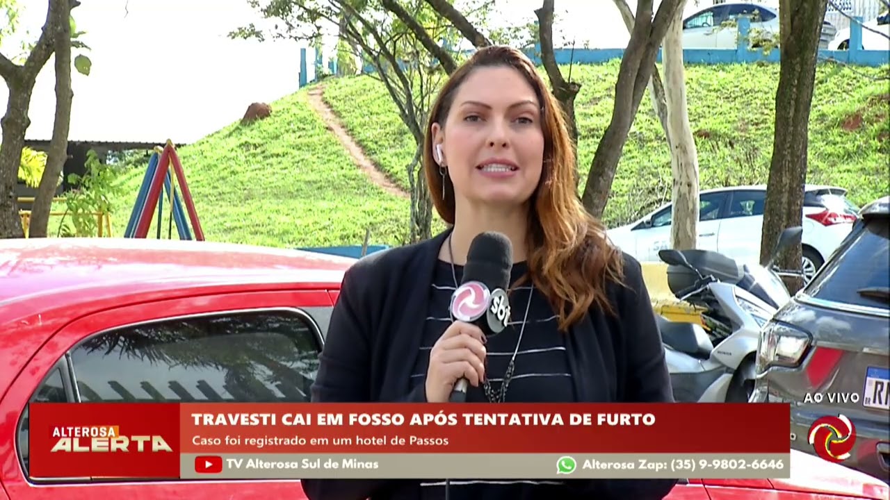 Travesti cai em fosso de elevador após tentativa de furto em Passos