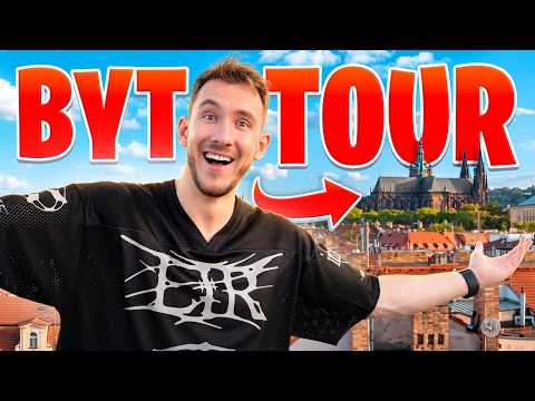 MŮJ BYT s výhledem na celou PRAHU! 🤩