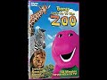 Opening To Barney Let S Go To The Zoo 2003 DVD