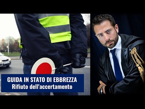 Rifiuto dell'accertamento in caso di guida in stato di alterazione