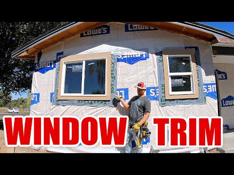 How to Trim Exterior Windows