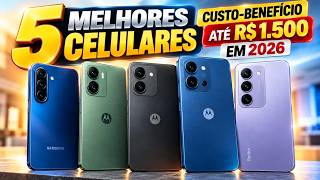 5 Melhores Celulares até R$1.500 em 2026 | Custo-Benefício que Vale a Pena