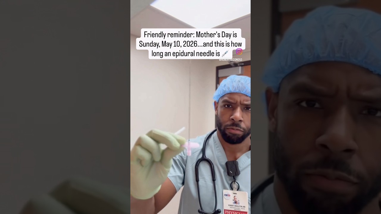 How long is an epidural needle? 😩 #motherhood #laboranddelivery #mothersday ￼