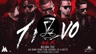 Maluma  - Un Polvo ft  Bad Bunny Arcángel Ñengo Flow De La Ghetto (Bass boosted HD)