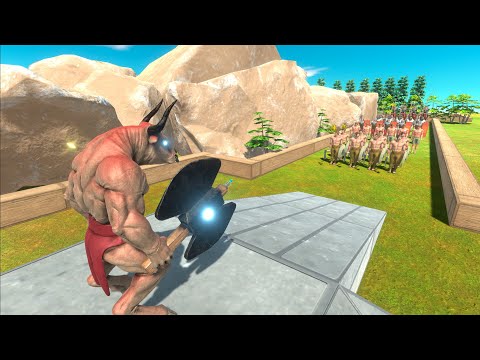 ⚡ King Minotaur Death Run - 🦖 Animal Revolt Battle Simulator 🦕