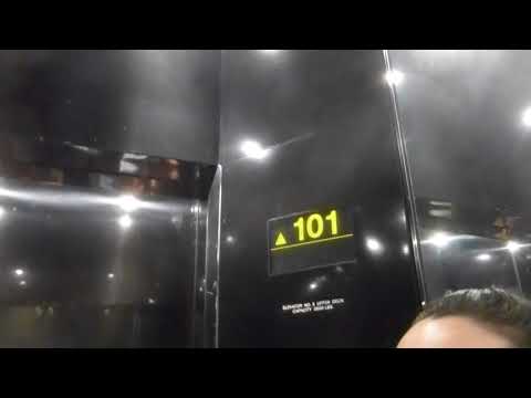 Otis High-Speed Traction Elevators At Stratosphere Tower (Going Up)