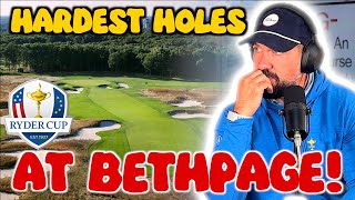 PETER FINCH on Bethpage Black's HARDEST HOLES! @RyderCup Ryder Cup 2025