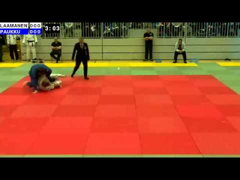 Judo U21 SM 2014: M21-81: LAAMANEN - PAUKKU