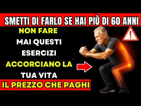 Senior, 3 esercizi da NON fare mai – e 3 che DEVI fare
