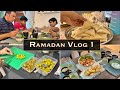 What i PREPARED for RAMADAN Day 1 | Cheese & Olives Samosa | Chicken Curry | Family Iftar Vlog