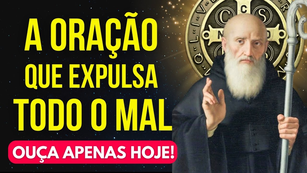 🙏SÃO BENTO - Oração Contra Magia, Pragas, Fofocas, Inimigos, Inveja, Dívidas e Doenças. Muito forte!