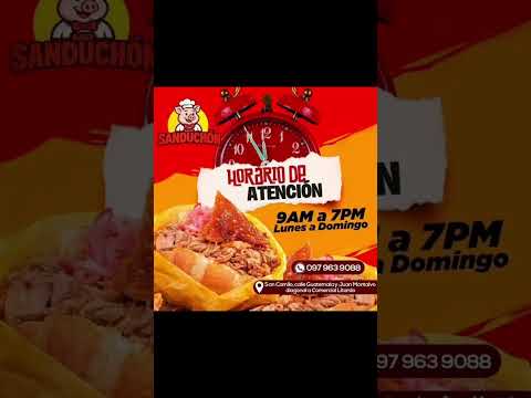 Mr. Sanduchón. #quevedo #losrios #ecuador #sánduchesdechancho #viralpost2026  #comidarapida