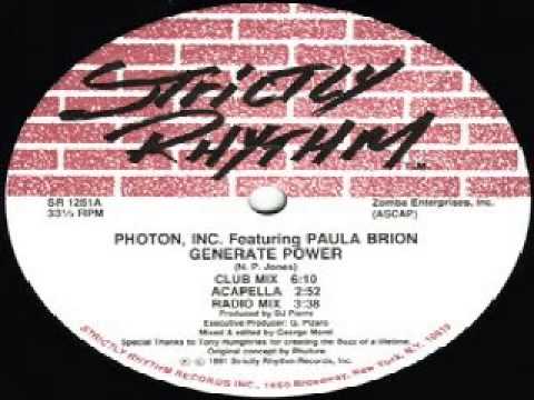 Photon, Inc.Featuring Paula Brion ‎– Generate Power (Wild Pitch Mix)
