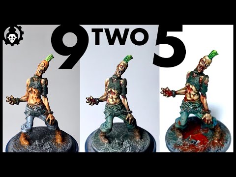 ZOMBICIDE Miniature Painting | Zombie Speed Painting