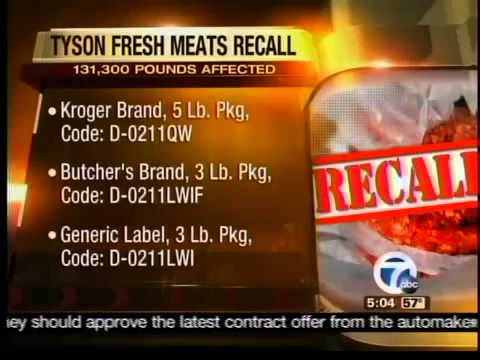 Ground beef recall