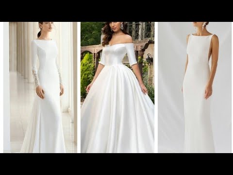 Simple & Elegant Wedding Dresses For The Minimalist...