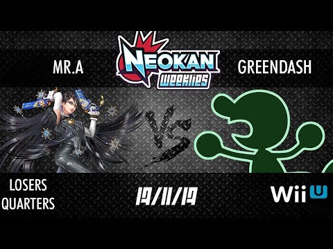 [Neokan Weekly 35] Losers Quarters - Mr. A (Bayonetta) vs GreenDash (Mr. Game and Watch)