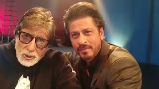 Amitabh Bachchan and Shahrukh Khan singing | picwood