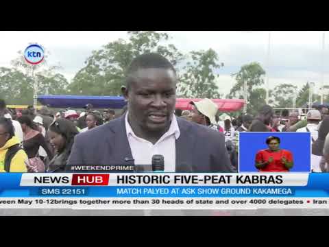 Kabras Sugar win fifth straight Kenya Cup title after defeating rivals KCB in Kakamega