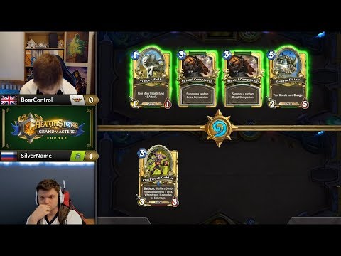 BoarControl vs SilverName | Hearthstone Grandmasters Europe Week 1 Day 1 | GAME 2