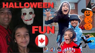 Halloween Fun 2024 - ಟ್ರಿಕ್ OR ಟ್ರೀಟ್ - Please do watch! #halloween #tuluvlog  #gulftuluvas #canada.