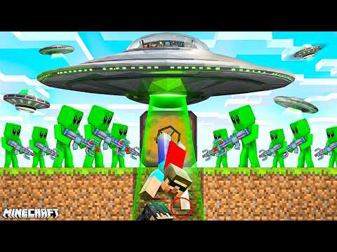 We Made a Doomsday Bunker to Survive Alien Attack in Minecraft!