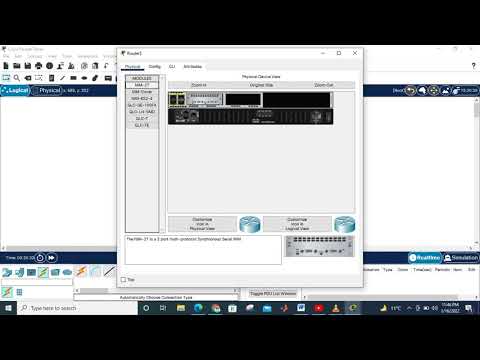 Fix problem of serial connection between two routers in packet tracer | router configuration