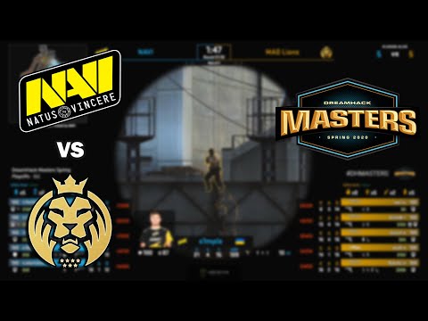 NAVI vs MAD Lions. S1mple is ready for everything! DreamHack Masters Spring 2020
