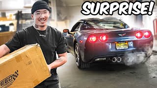 Straight Piping My Best Friends C6 Corvette ! | Braap Vlogs